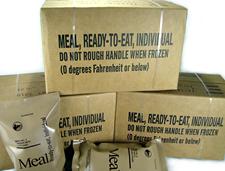 Menu C Full Meal Military Style MRE's